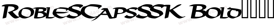 RobleSCapsSSK Bold字体转换